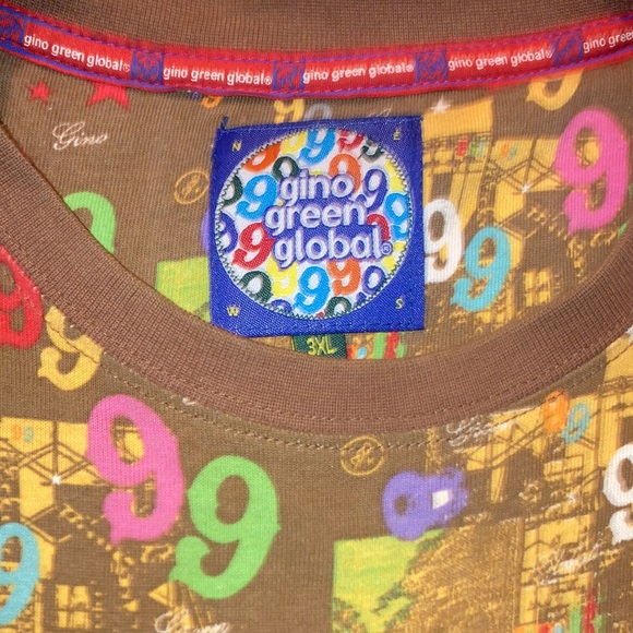 Gino Green Global Mens tshirt - Picture 2 of 3